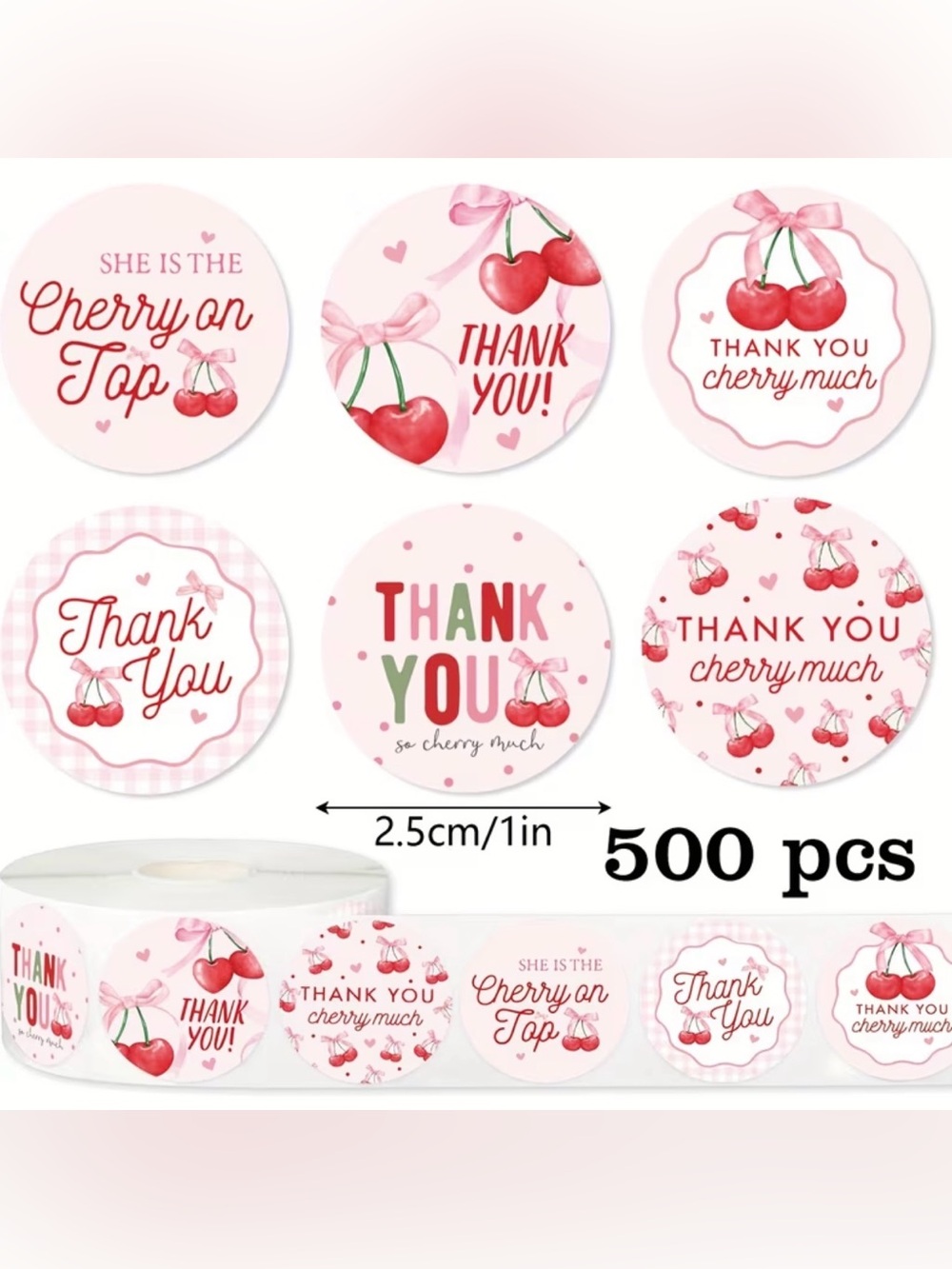 500 thank you stickers ✨ New